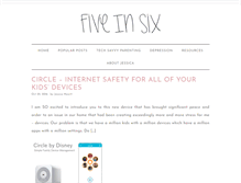 Tablet Screenshot of fiveinsix.com